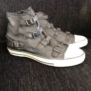 Ash Virgin Black Leather Sneaker